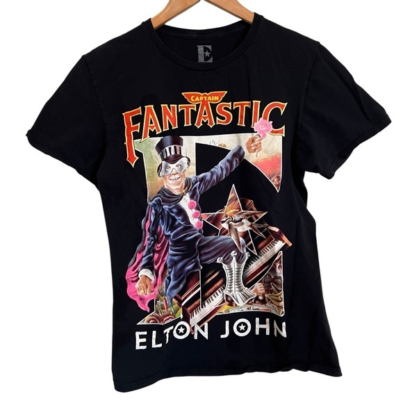 Elton John Other - Elton John “Captain Fantastic” album graphic short sleeve tee